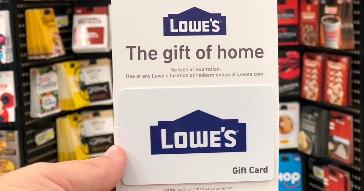 Save On Gift Cards - Lowe's, Domino's Pizza, JCPenney & More