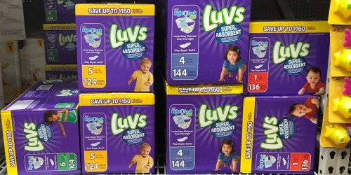 Amazon: Luvs Size 1, 2 OR 5 Diapers Large Box Only $18.98 Shipped