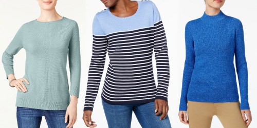 Up to 75% Off Womens Sweaters at Macy’s
