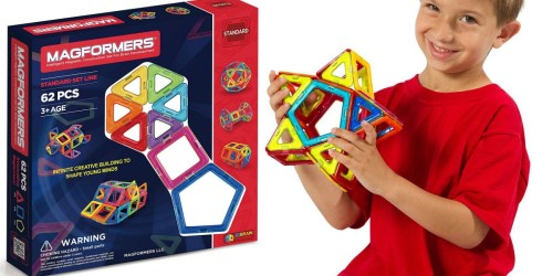 Magformers 62-Piece Magnetic Construction Set Just $39.99 (Regularly $100)