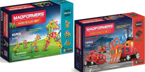 Up to 50% Off Magformers Magnetic Toys