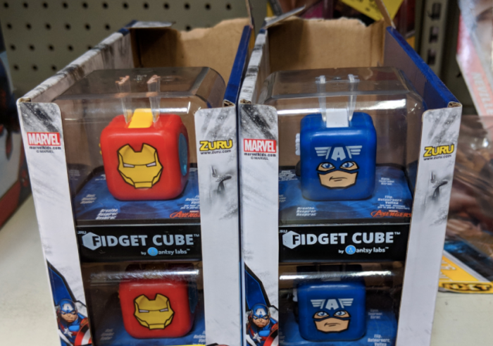 Marvel Super Hero Fidget Cubes Possibly Only 50 At Walmart Regularly 6 Hip2save