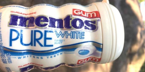 Amazon: SIX Mentos GUM 50-Count Bottles Just $9.43 Shipped (Only $1.57 Each)