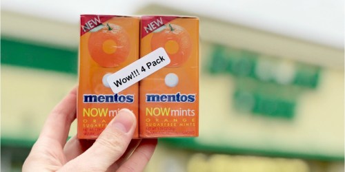 Mentos Mints 4 Pack Only $1 at Dollar Tree (Just 25¢ Each)