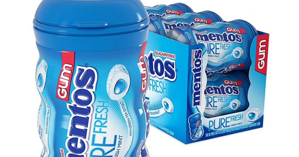 mentos pure fresh gum 6 pack
