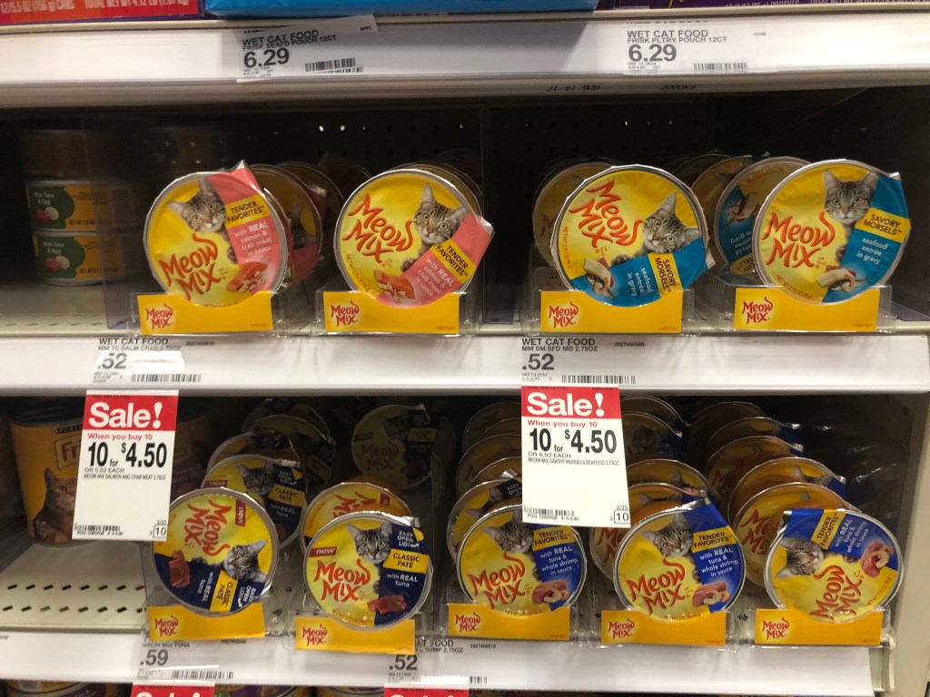Meow Mix Wet Cat Food ONLY 31¢ at Target & More