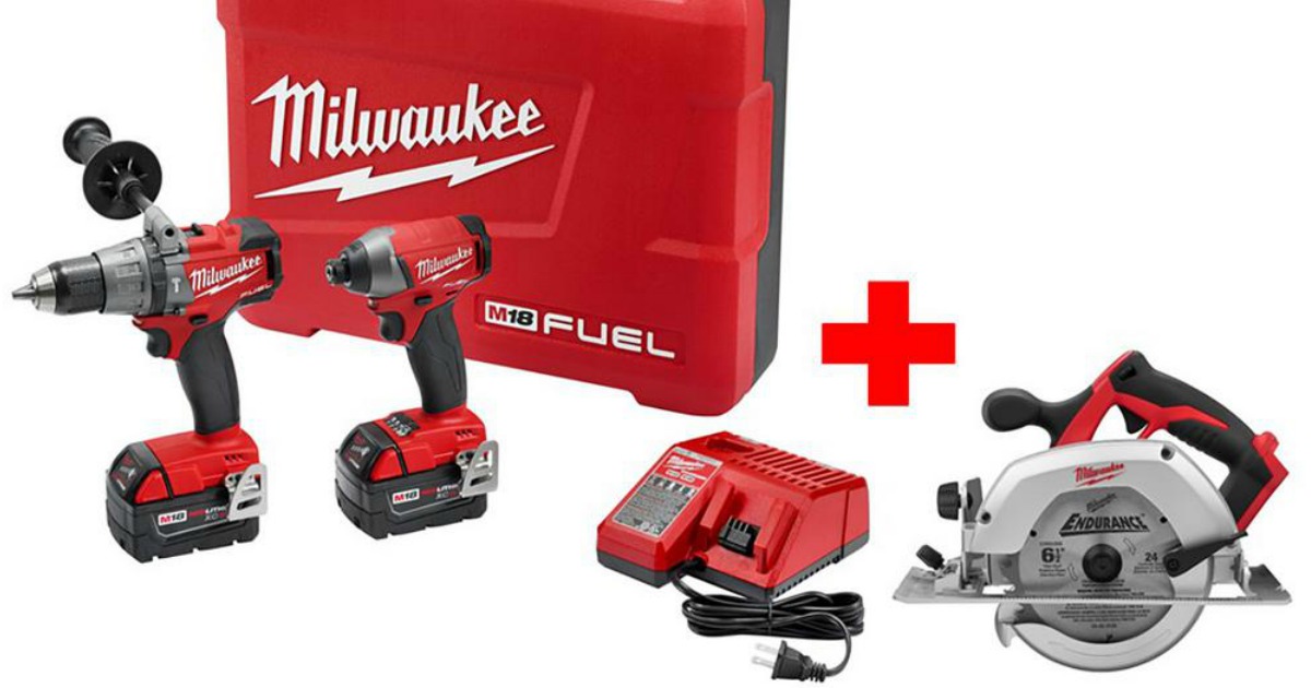 50% Off Milwaukee Combo Kits, Power Tools & Accessories At Home Depot