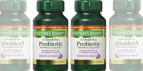 Amazon Prime: TWO Nature’s Bounty Probiotic Acidophilus Only $6.55 Shipped (Just $3.28 Each)