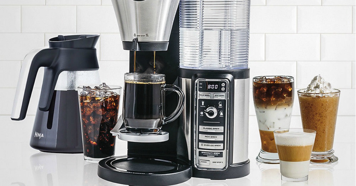 Ninja Coffee Bar Brewer with Glass Carafe Only $99.99 Shipped