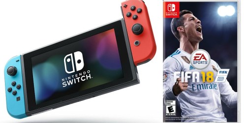 Walmart.com: Nintendo Switch AND FIFA 18 Game Just $299 Shipped