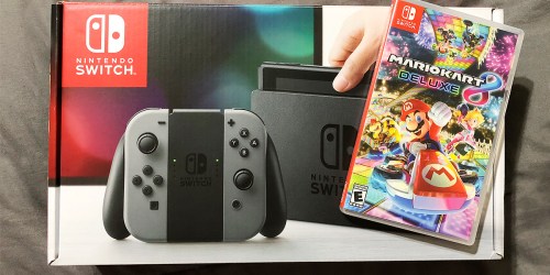 Nintendo Switch Console + Mario Kart 8 Deluxe Bundle Only $334.99 Shipped