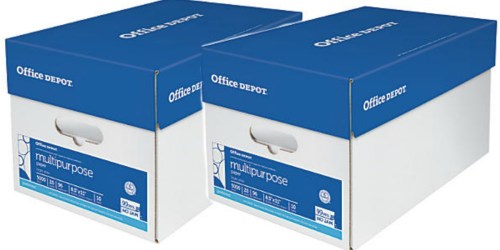 Office Depot/Office Max: TEN Multipurpose Paper Reams ONLY $4.99 Shipped (After Gift Card Rebate)