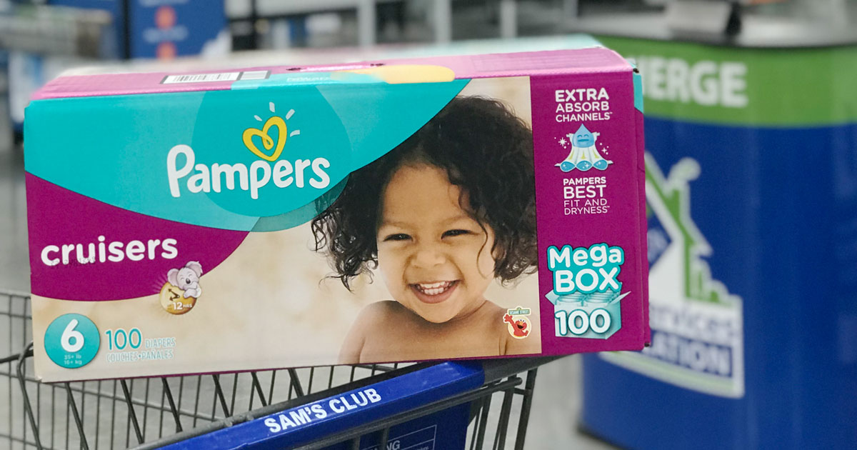 Pampers cruisers size cheap 6 sam's club