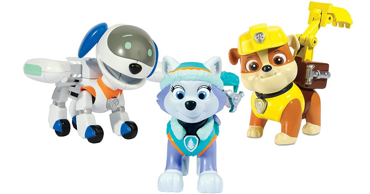paw patrol action pack pups 3 pack