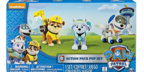 Amazon: Paw Patrol Action Pups 3-Pack Only $8.37 (Regularly $20)