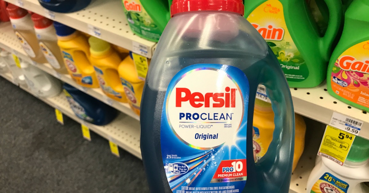 Persil detergent bottle