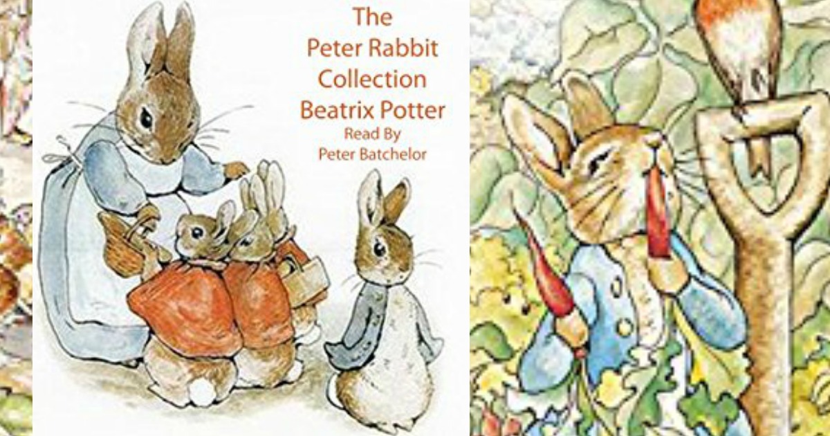  The Peter Rabbit Collection Unabridged Audiobook ONLY 69¢ (Includes  18 Stories)