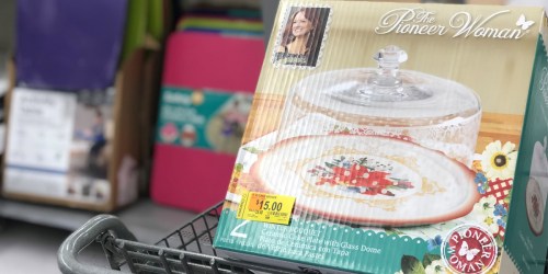 The Pioneer Woman Cake Plate w/ Glass Dome Possibly Only $15 at Walmart (Regularly $30)