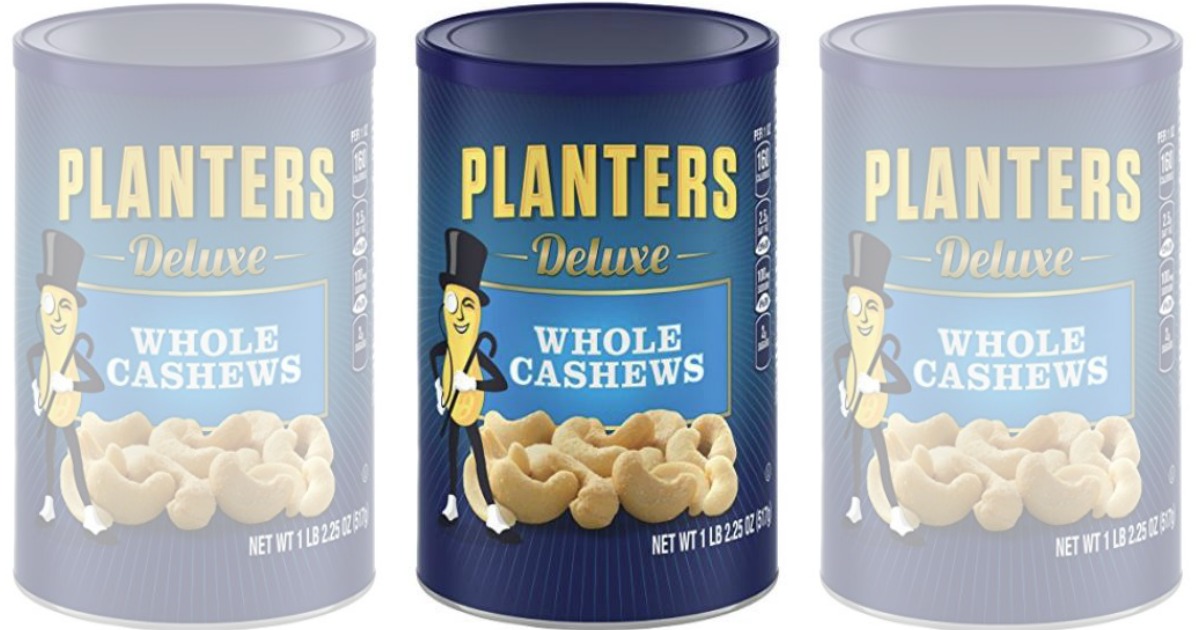 Amazon Planters Deluxe 18.25 oz Whole Cashews Only 7.63 Shipped & More