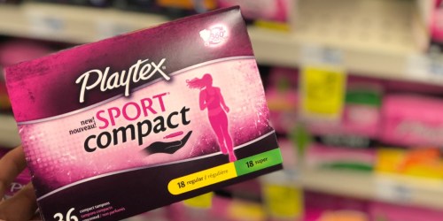 Playtex Tampons 36-Count Only $3.09 After Rewards at CVS