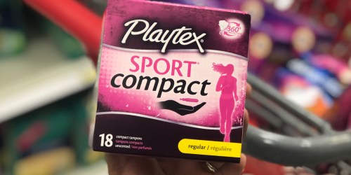 Playtex, Tampax & Kotex Tampons and Pads Only $1.57 Each After Target Gift Card & Cash Back