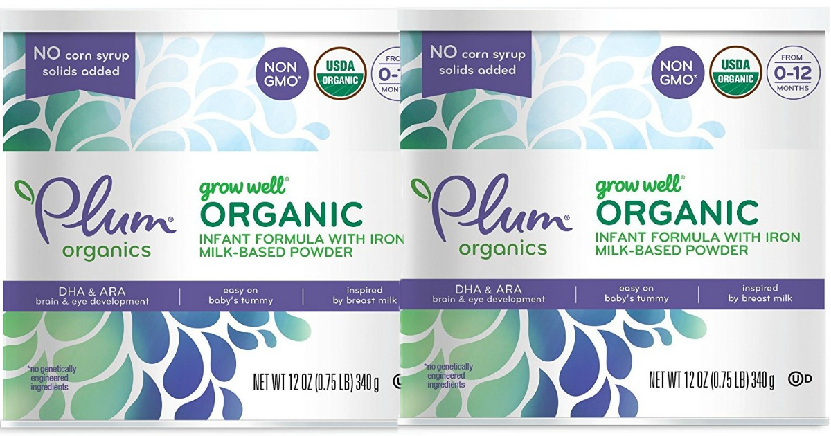 plum organics grow well infant formula