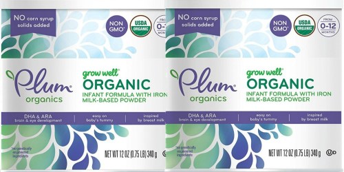 Amazon Prime: Plum Organics Infant Formula Sample Just $2 Shipped AND Get $2 Credit