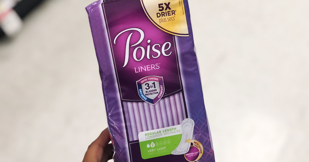 Poise Incontinence Pads : Target