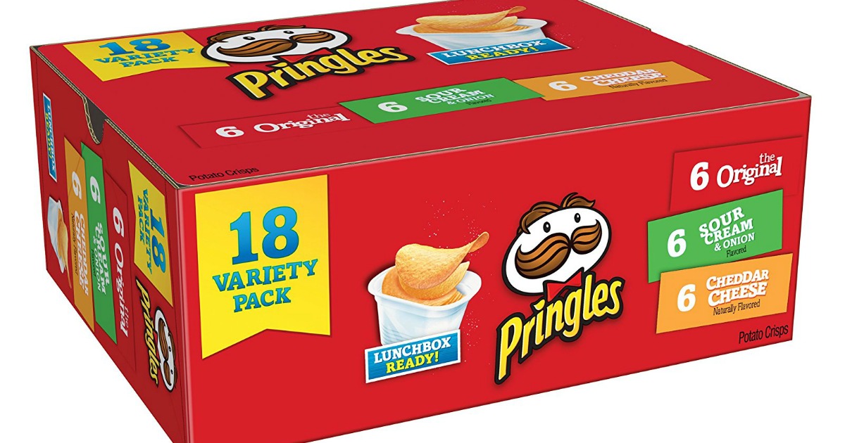 Amazon: Pringles Snack Stacks 18 Count Variety Pack ONLY $5.25 Shipped