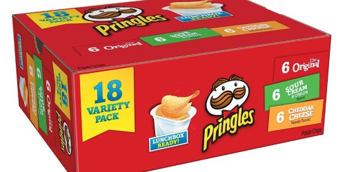 Amazon: Pringles Snack Stacks 18 Count Variety Pack ONLY $5.25 Shipped