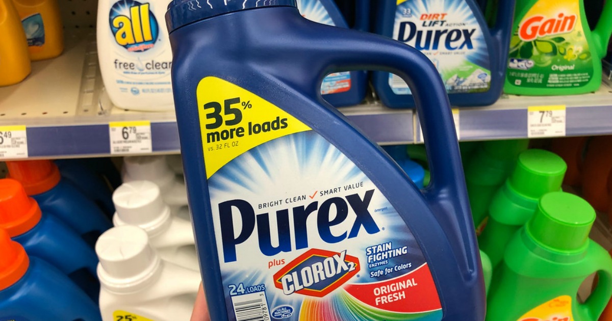 New Purex Coupons = Liquid Laundry Detergent Just 1.49 at Walgreens & CVS
