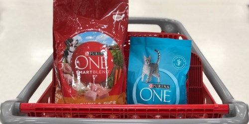 Buy 1 Get 1 Free Purina ONE Coupons = Cat Food Just $2.50 Per 3.5-Pound Bag at Target (After Gift Card) + More