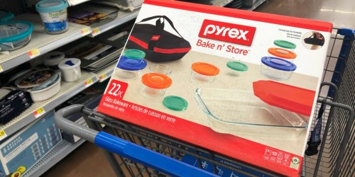 Walmart: Pyrex 22-Piece Bake n’ Store Set Just $14 (Regularly $24.42) – In Store & Online