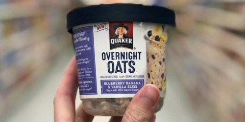 Amazon: Quaker Overnight Oats 12-Count Only $12.14 Shipped (Just $1 Each)