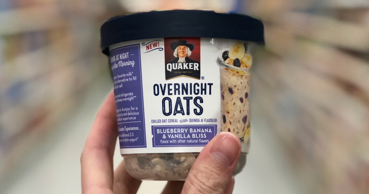 Quaker Overnight Oats, Variety Pack, 12 Count