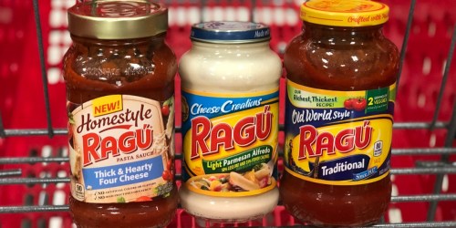 Ragu Pasta Sauce Jars Only 77¢ Each at Target