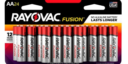 Walmart: Rayovac Fusion AA Batteries 24-Pack ONLY $6.02 (Regularly $14)