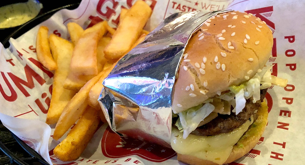 Red Robin burger and fries