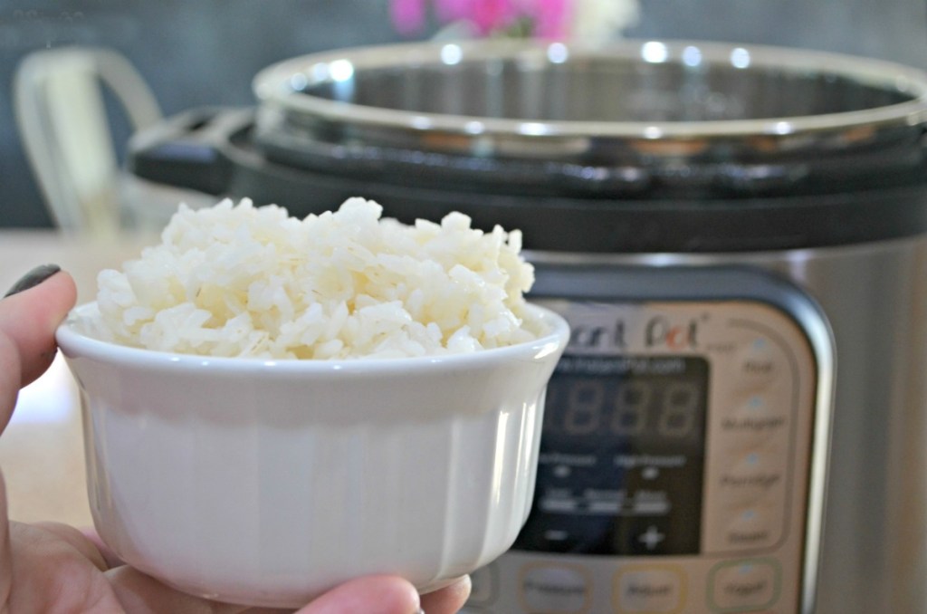 rice made from the instant pot