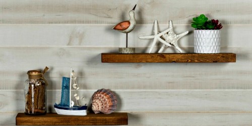Rustic 3-Piece Floating Shelf Set Only $36.99 (Regularly $75)