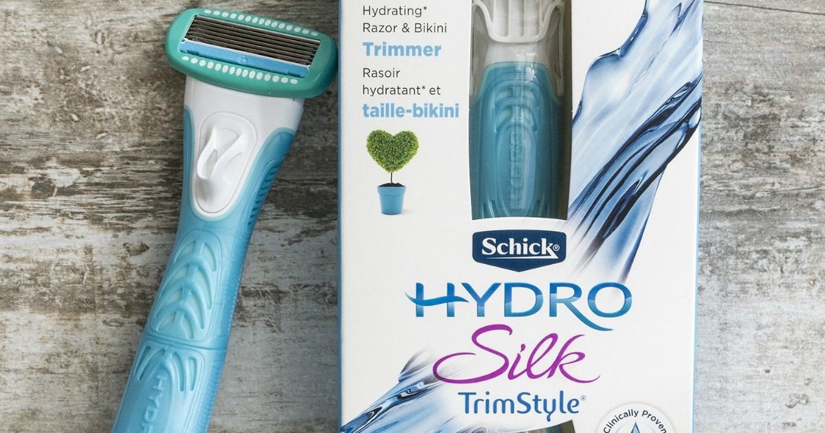 schick hydro silk trimstyle razor & bikini trimmer