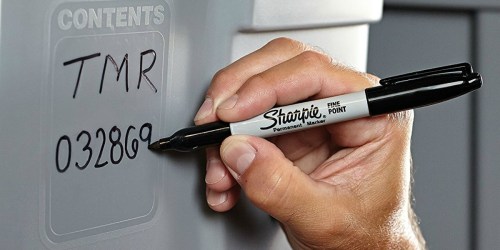 Amazon: Sharpie Fine Point Black Markers 12-Pack Only $4.37 (Regularly $16) – Ships w/ $25 Order