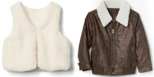 GAP Baby Sherpa Vest Just $3.34 Shipped (Regularly $25) + More