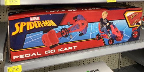 Marvel Spider-Man Pedal Go Kart Possibly Only $25 at Walmart (Regularly $99) & More