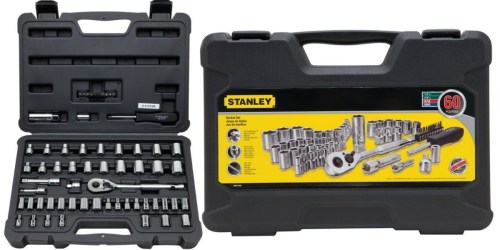 Stanley 60-Piece Socket Set Just $17.96 (Regularly $40)
