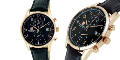 Steinhausen Men’s Chronograph Stainless Steel Watch Just $79.99 Shipped