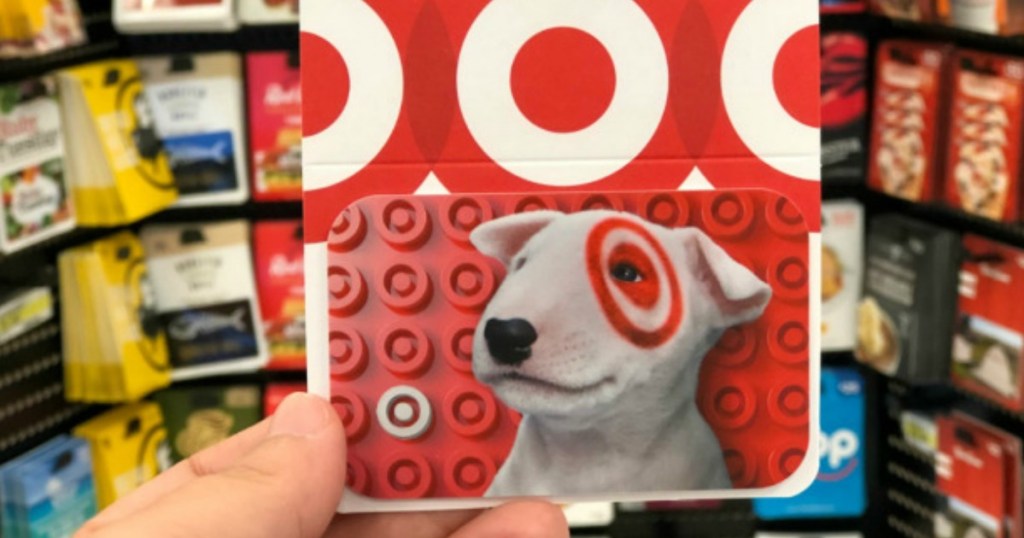 Target Gift Card with dog on it