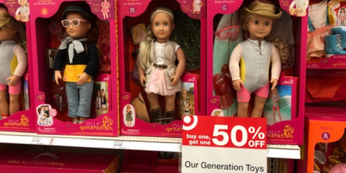 Buy One Get One 50% Off Our Generation Dolls, Accessories & Toys at Target (In Store & Online)
