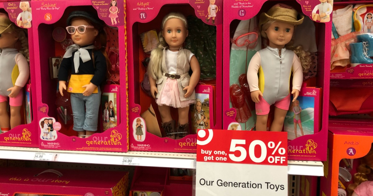 Buy One Get One 50 Off Our Generation Dolls, Accessories & Toys at
