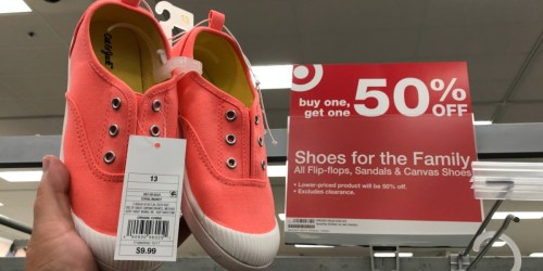 Target: Buy One Get One 50% Off Sandals, Flip-Flops, & Canvas Shoes